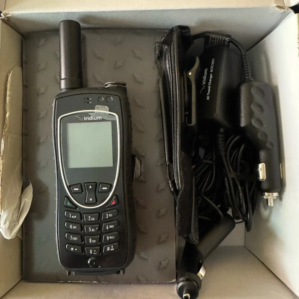 Iridium Extreme Black Satellite Phone.
